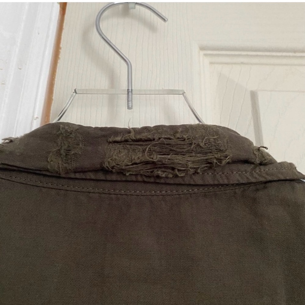 [Nsf] Surplus Distressed Button Up Olive Green - image 5
